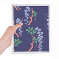 thumbnail image 1 of Purple Japanese Culture Notebook Loose Diary Refillable Journal Stationery, 1 of 3