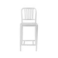 thumbnail image 2 of Eurostyle Cafe 24" Swivel Counter Stool in Matte Aluminum, 2 of 5