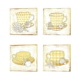 thumbnail image 2 of Metaverse Cleonique Hilsaca 'Chamomile Lemon Tea, Darjeeling White Tea, Earl Gray Tea & Strawberry Green Tea' Canvas Art (Set of 4), 2 of 5