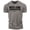 T-Shirt Warm Grey, variant on Gymish Rest at The End Workout Shirts for Men Motivational Gym-Goers