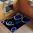 thumbnail image 3 of Area Rugs 2x3,Dark Blue Color Block Non Slip Washable Rug Indoor Carpet Soft Floor Rugs for Home Living Room Bedroom Dining Room Office, 3 of 9