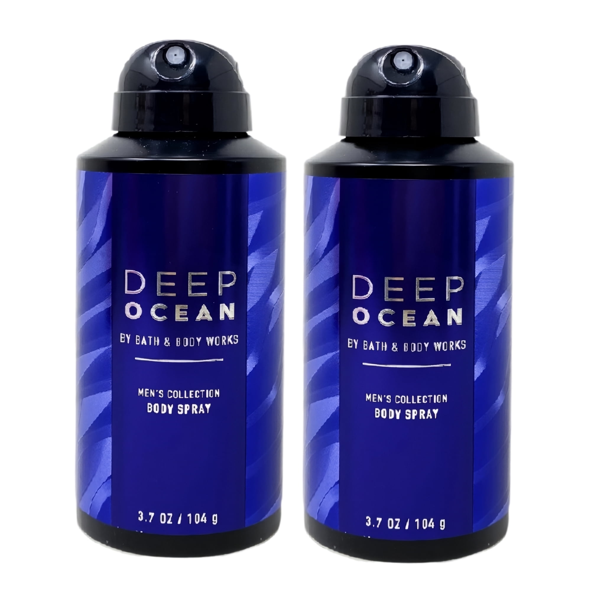 Bath & Body Works The Men's Collection Deep Ocean 2 Body Sprays (3.7 oz / 104 g Each)