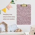 thumbnail image 5 of FMSHPON Pink Grey Brush Stroke Clipboard Hardboard Wood Nursing Clip Board and Pull for Standard A4 Letter 13x9 inches, 5 of 5