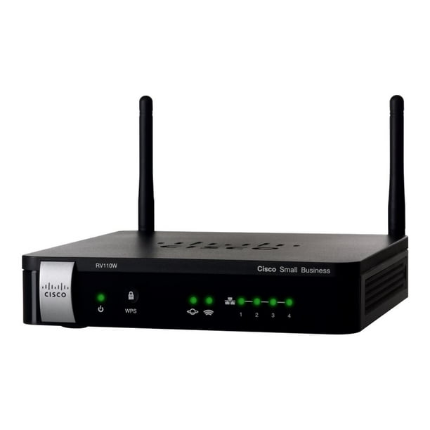 Cisco Small Business RV110W - Routeur Sans Fil - Commutateur à 4 Ports - 802.11b/g/n - 2.4 GHz