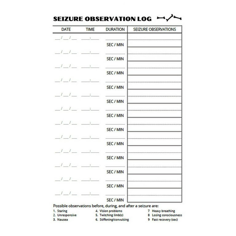 puppy-jo-dog-epilepsy-seizure-event-and-medication-tracking-paper-writing-journal-walmart-com for Free Printable Printable Seizure Log Puppy Jo Dog Epilepsy Seizure Event and Medication Tracking Paper Writing Journal - Walmart.com for Free Printable Printable Seizure Log