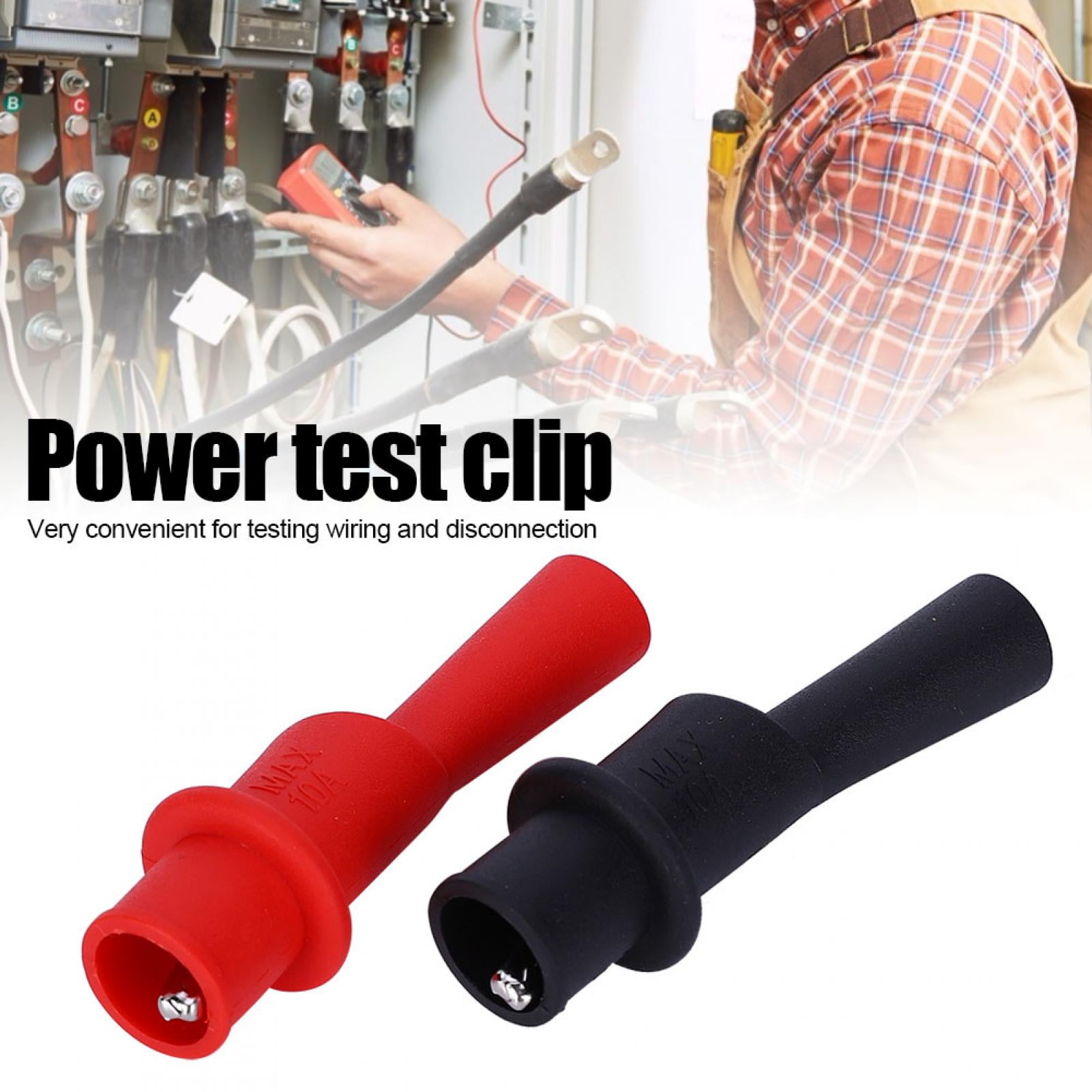 Test Clip Electronics Test Clip Tester Clamp High Sensitivity Low Frequency Testing Clip PCB Electronics Tester Clip for Testing Wiring/Disconnection 
