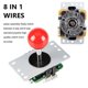 thumbnail image 2 of Ade Panel 5pin Joystick + 10 X Led + Usb Enr Board To Rasp Pi Retropie 3 B Project Diy Kit, 2 of 4