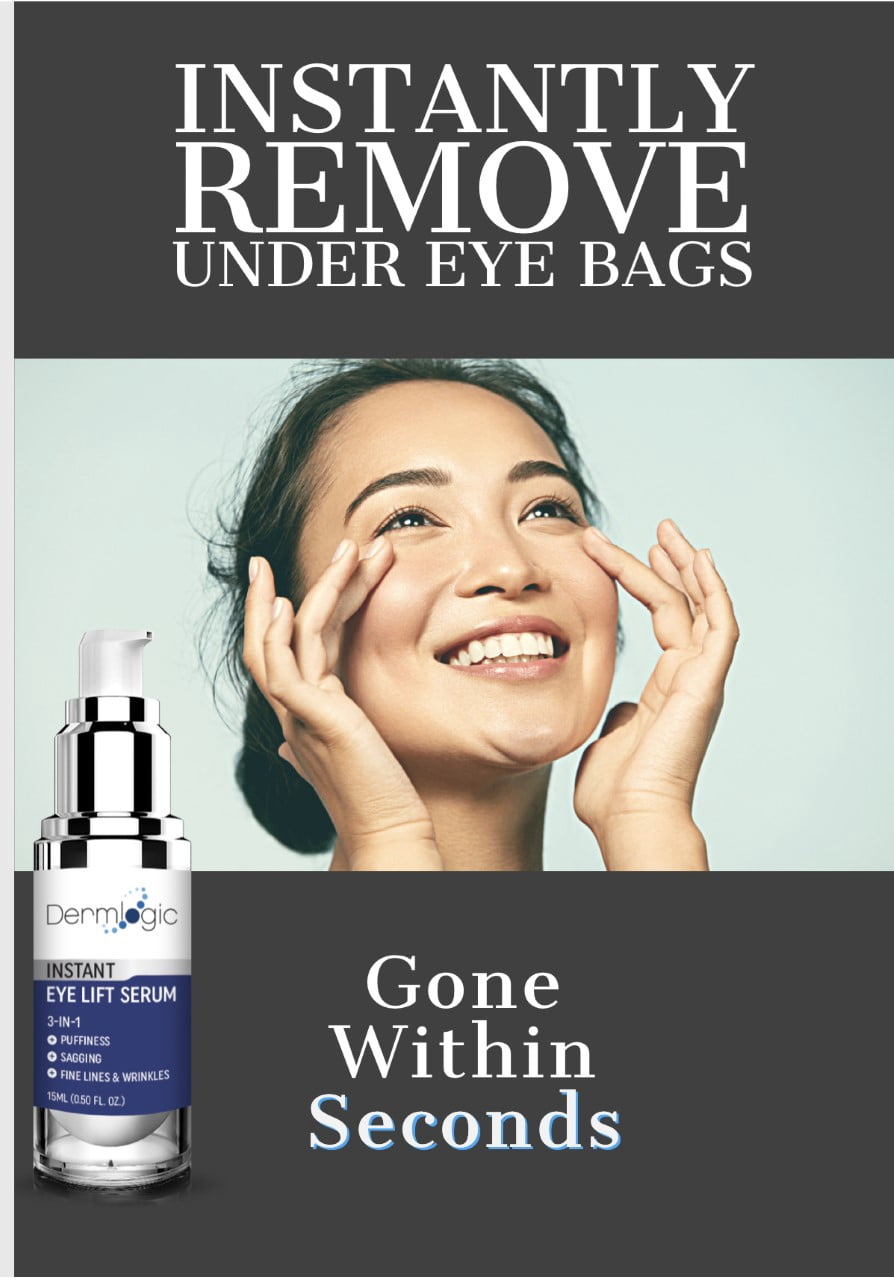 Dermlogic Instant Under Eye Puffiness, Dark Circles, Fine Lines Cream, 15 mL