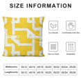 thumbnail image 5 of Nawypu  Throw Pillow Covers Modern Decorative Pillow Covers, Geometry Outdoor Square Pillow Cushion Cases for Couch Sofa Bedroom Car,Yellow, 5 of 5