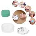 thumbnail image 2 of JUNWELL Cover Button Kit  Cloth Fabric Covered Round Flat Back Metal Buttons Refill Forms Replacement with Buckle Making Tool for DIY Sewing Bags Crafts Sofa Upholstery  10 Sets 30mm, 2 of 8