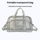 thumbnail image 4 of pstuiky Mochila/bolso transparente bolsa de viaje multiusos transparente bolsa de viaje de vinilo transparente mochila transparente para conciertos de béisbol con un interior opaco., 4 of 7