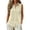 Beige, variant on Women's Collared Sleeveless Button Down Shirts Linen Cotton Chest Pocket Loose Fit Solid Color Casual Summer Vacation Layering Blouses(Navy, L)