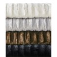 thumbnail image 1 of Pemberly Row Jeté Chauffant en Fausse Fourrure Tricotée en Polyester Contemporain Gris, 1 of 10