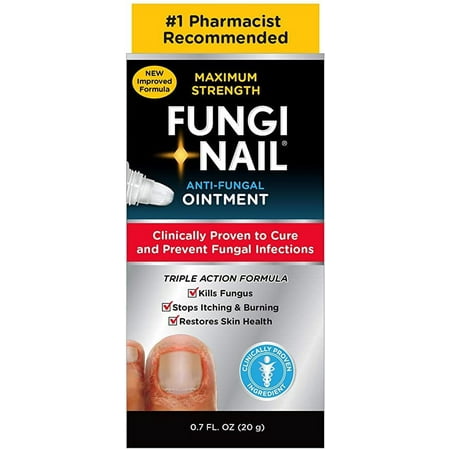 Fungi-Nail Maximum Strength AntiFungal Ointment Kills Athlete's Foot Fungus, Tolnaftate, 0.7 oz