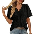 thumbnail image 2 of Womens Summer Short Sleeve Shirts Casual Vacation Tops Lightweight Blouses Trendy 2026, 2 of 6