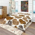 thumbnail image 1 of Designart 'Animal Print Style' Tropical Bedding Set - Duvet Cover & Shams, 1 of 4