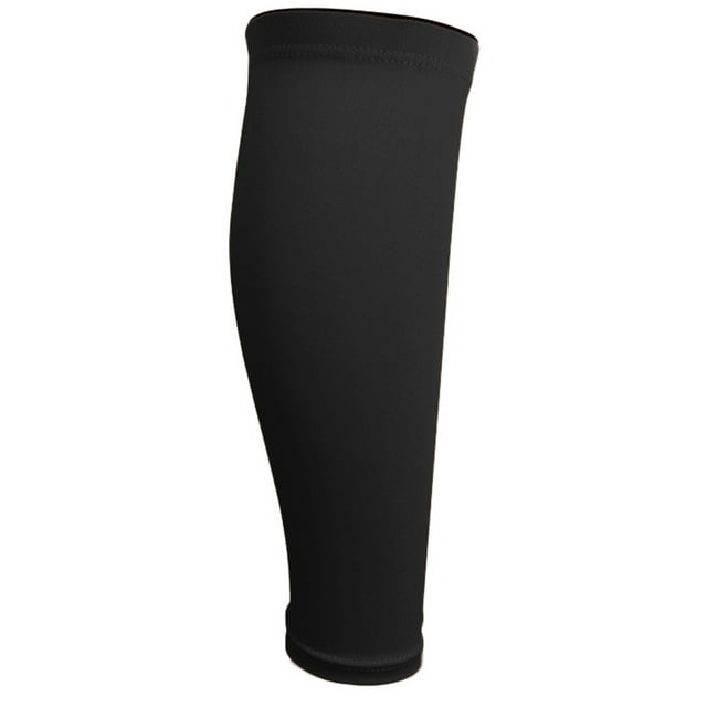 WTXUE Compression Socks, Leg Warmers, Calf Compression Sleeve Leg Performance Support Shin Splint & Calf Pain Relief, Calf Sleeve, 3# Black, XL