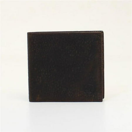 Ariat® Men's Rowdy Shield Logo Brown Bifold Wallet A35307282