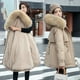 thumbnail image 5 of Chaqueta de algodón gruesa y cálida, larga y de moda para mujer, chaqueta de algodón con plumón informal para mujer, 5 of 6