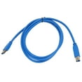 thumbnail image 3 of Cable de impresora USB 3.0 A macho a B macho 5 Gbps 4.9 pies de largo Cable de escáner USB de cobre de PVC para concentrador de controladores duros externos, 3 of 5