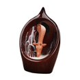 thumbnail image 4 of Quemador de incienso de reflujo creativo, soporte de incienso, adorno coleccionable para relajación, decoración de Yoga de escritorio para el hogar Zulema Incensario de reflujo, 4 of 8