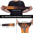 thumbnail image 4 of Lsque Tree Hollow Meditating Giraffe Cooling Arm Sleeves for Men & Women -Compression Sleeves to Cover Arms for Working,Sun Sleeves for UV Protection,Breathable, Moisture-Wicking, 4 of 8