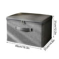 thumbnail image 3 of Heavy-Duty Storage Box with Carry Handles - Thickened Wardrobe Organizer for Home Essentials, 3 of 7