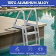 thumbnail image 5 of ModFusion 3-Step Detachable with Mounting Hardware, Aluminum Pontoon Boat Boarding Ladder, 5 of 12