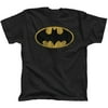 Batman Distressed Logo Men's Tee Shirt