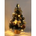 thumbnail image 2 of 40CM Tall Battery Powered Luxury Tabletop Christmas Tree Hanging Decorations Pine Tree (Battery Not Included), 2 of 17