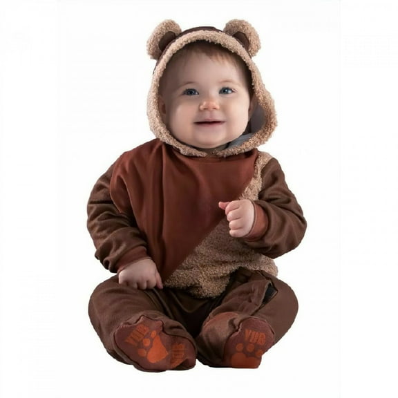 Star Wars Ewok Infant Costume with Non-Slip Booties-12-18 Months