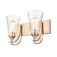 thumbnail image 3 of 1492-MG Millennium Lighting Natalie - 2 Light Bath Vanity-10 Inch Tall and 14.5 Inch Wide-Modern Gold Finish, 3 of 8