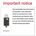 thumbnail image 4 of Transmisor Compatible Con Bluetooth Adaptador de dongle de audio inalámbrico de 1 a 2 transmisores 5.2 compatibles con Bluetooth, 4 of 7