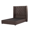 thumbnail image 2 of Cabecera Tartuk Matrimonial + Box Base Cama Café Oscuro, 2 of 8
