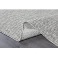 thumbnail image 4 of CAMILSON Easy Jute Rug Indoor Outdoor Farmhouse Area Rugs Gray 2x3, 4 of 10