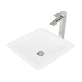 thumbnail image 4 of VIGO Begonia Matte Stone Vessel Bathroom Sink Set With Duris Vessel Faucet In Brushed Nickel, 4 of 15
