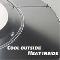 thumbnail image 3 of Patio Heater Reflector Shield, Propane Outdoor Heaters Replacement Part - Top Dome, 3-hole Mount, 3-, 3 of 5