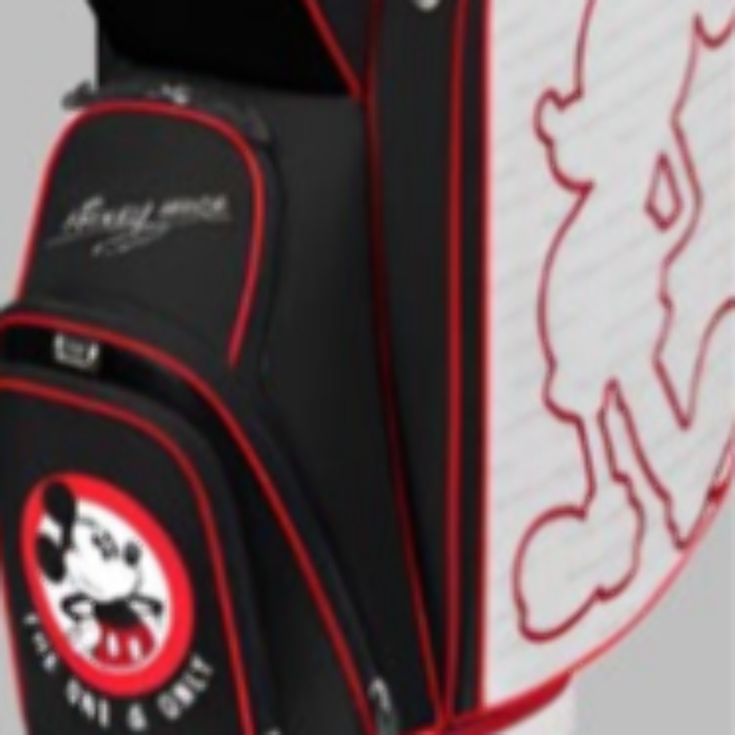 Team Effort Golf Disney Mickey Mouse Bucket III Cooler Cart Bag Black/White/Red