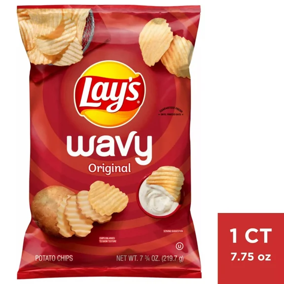 Lay's Wavy Original Potato Chips - 7.75oz