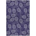 thumbnail image 2 of Addison Rugs Dream Shag Premium Machine Washable Transitional Pineapples Blue Rectangle Rug, 3' x 5', 2 of 8