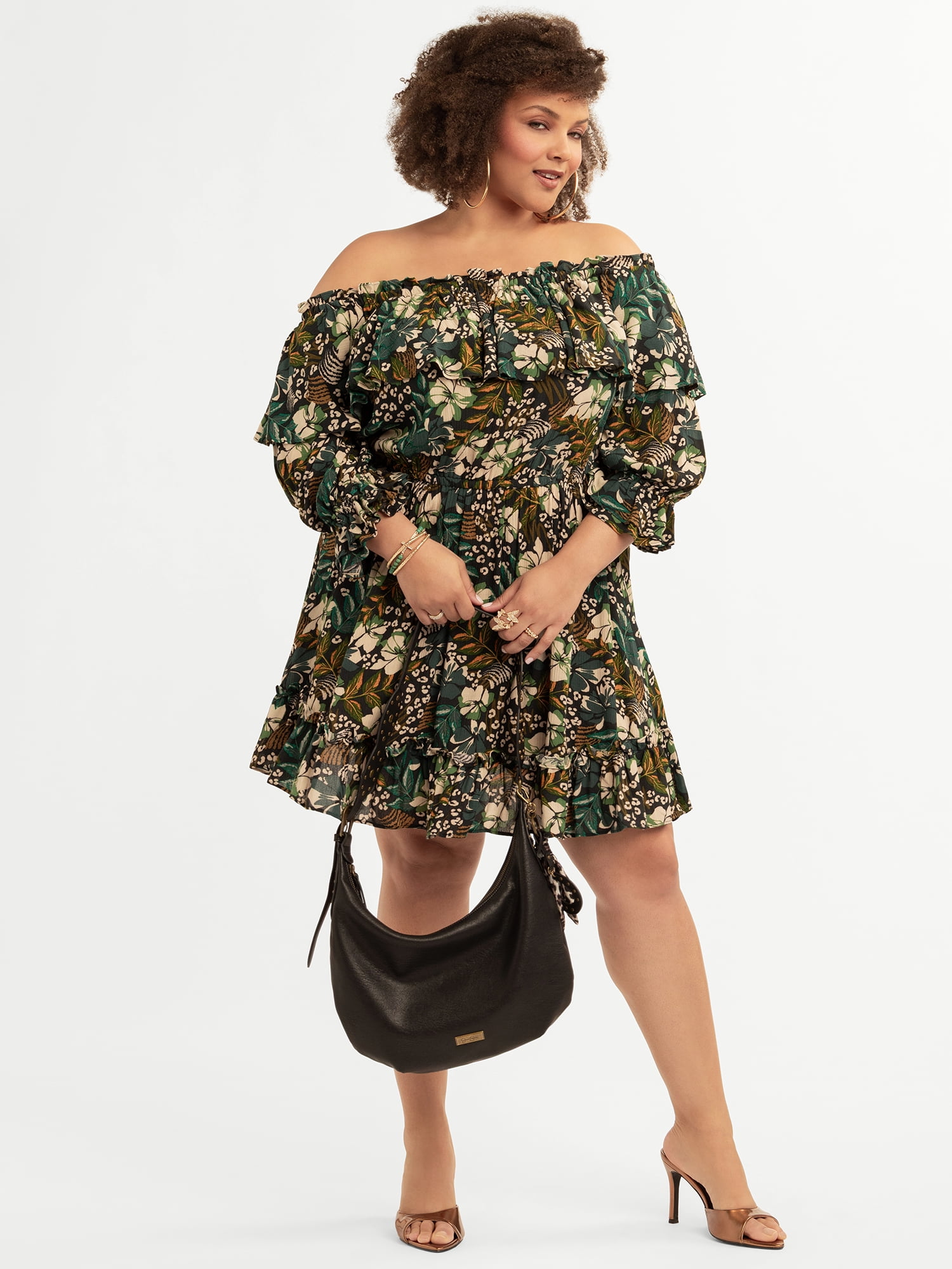 Jessica Simpson Women's Plus Madalyn Dress, Sizes 0X-4X