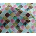 thumbnail image 4 of oneOone Viscose Chiffon Fabric Textured Moroccan Geometric Fabric Prints by Yard 42 Inch Wide, 4 of 4