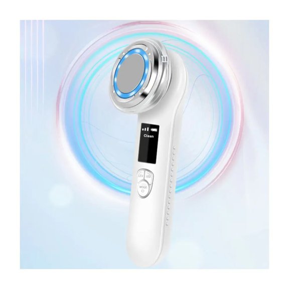 Hot & Cold EMS Facial Massager with Red & Blue Light, Rechargeable Skin Care Tool for a Soothing At-Home Spa & a Radiant, Toned Look