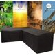 thumbnail image 2 of Funda de sofá seccional para muebles de exterior, fundas para muebles de exterior, protección resistente al agua, resistente al viento, al polvo, anti-UV, para sofás en forma de L, fácil limpieza y, 2 of 5