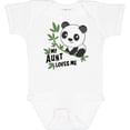 thumbnail image 3 of Inktastic My Aunt Loves Me Cute Panda Boys or Girls Baby Bodysuit, 3 of 5