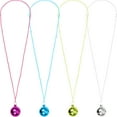 thumbnail image 6 of Multicolor Glow-in-the-Dark Disco Ball Necklace Party Favors, 4 Count, by Way To Celebrate, 6 of 7