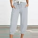 thumbnail image 1 of WILLBEST Pantalones Casuales para Mujer, con Bolsillos, Cintura Alta, Lisos, Rectos, Largos, Acampanados, para Comodidad y Estilo Diario. Chica, 1 of 4