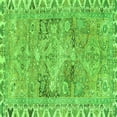 thumbnail image 1 of Ahgly Company Indoor Square Persian Green Traditional Area Rugs, 5' Square, 1 of 1