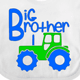 thumbnail image 4 of Inktastic Big Brother Tractor Boys Baby Bib, 4 of 4
