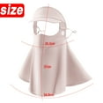 thumbnail image 2 of Pasamontañas reutilizable para exteriores con protección solar UPF 50 para mujer, para golf, deportes, protección UV, para ciclismo, 2 of 6